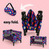 Set, Pack 20" Baby Doll Crib Toy n Play Bassinet Blanket & Carry Bag for Baby Doll Playpen Fits up to Doll | Allows
