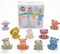 Baby Bath Toys for 6-12 Months, 9 Pack No Hole Silicone Animal Bathtub Pool Float Toy for Baby Girl Boy Present