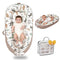 Bubbyhuts Infant Support Cushion-Breathable and Soft Organic 100% Cotton, Portable Tummy Time Mat