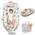 Bubbyhuts Infant Support Cushion-Breathable and Soft Organic 100% Cotton, Portable Tummy Time Mat