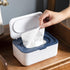 DNAMYJME Wipes Dispenser Baby Wipe Holder, Dustproof Refillable Wipe Container Large Capacity Tissues Wipes Case