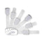 Adjustable & Reusable Child Safety Cabinet Locks & Latches, Baby Proofing, Pack of 6, Silver - Wonderkid