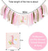 LINLULU 1st One Funny Goose High Chair Banner for Girls - Goose Birthday Decorations for Girls, Pink GooseFirst
