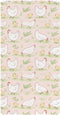 miaozhen Cotton Crib Sheets for Baby Boys Girls Soft Animal Rustic Farm Flower