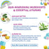 CutetotZ 99% 100% 6 Packs (480 Organic Baby Wipes- Pure Water, Green Seal Certified, Plastic-Free, Biodegradable