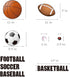 Runtoo Sports Wall Decals, Kids Wall Stickers for Soccer, Baseball, Football, Hockey, Basketball, Boys Room Décor