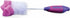 Nuby Baby Bottle and Nipple Brush with Sponge Tip, Colors May Vary