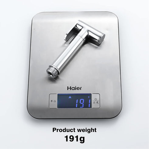 XKHLQLPEF Handheld Bidet Sprayer for Toilet, Baby Cloth Diaper Sprayer Brass Round Toilet Sprayer High Pressure