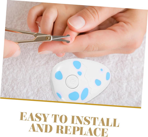 Trimmer VICASKY Baby Electric Nail Cartoon Dinosaur Design Safe Nail File for Infants Grinding Pads