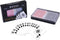 2-Decks Royal Poker Size 100% Plastic Playing Cards Set in Plastic Case, Waterproof (Large Index)