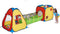 UTEX 3 in 1 Pop Up Play Tent with Tunnel and Ball Pit for Kids, Indoor/Outdoor Playhouse, Yellow
