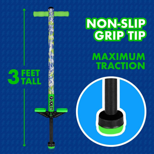Flybar Jolt Pogo Stick for Kids - For Ages 6+, 40 to 80 Pounds, Perfect for Beginners, Outdoor Toys for Boys & Girls