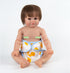 17-22 inch 3 Set Reborn Baby Dolls Diapers & Swaddle Blanket & Hat for Reborn Dolls Clothes Accessories Pcs