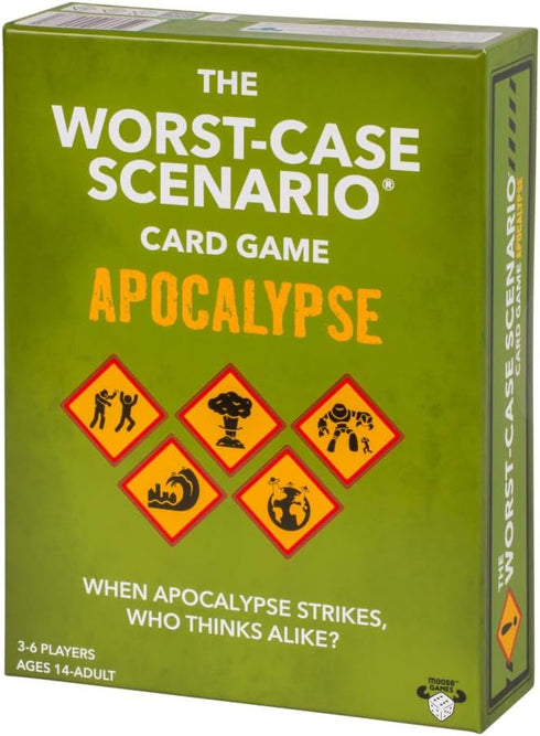 MOOSE GAMES The Worst-Case Scenario Card Game - Apocalypse Match Game for Ages 14 and Up
