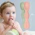 Silicone Baby Spoon Set - Baby Led Weaning Feeding Utensils, Gum Friendly, BPA & Phthalate Free