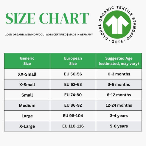 (EU86-92, EcoAble Merino Wool Diaper Cover Organic Overnight Knit Cover | Breathable Natural Fiber | Ideal for Fitted