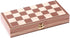 15" Classic Vintage Standard Folding Wooden Chess Set, Crafted Carved Foldable Game Board