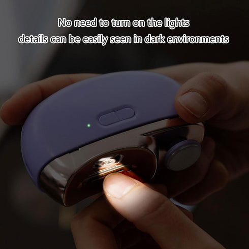 JzcsdkSIL 2 Trimmer Electric Automatic Nail With Speeds Fingernail Cutter Rechargeable Safety Fingernail For Baby Kids