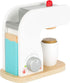 playset 3+, (10593) Small Foot Wooden Toys Coffee Machine, Cups and Coffee Beans Complete for Play Kitchens Designed