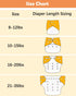 6 Pack 6 babygoal Reusable Cloth Diapers with Inserts & Wet Bag, Washable Pocket Nappy Starter Kit, Baby Boy & Girl