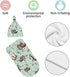 Osvbs Sets, Cute Sea Otters Newborn Swaddle Blankets Beanie Hat Soft Otter Baby Stuff Blanket Swaddle Sack for Baby