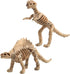 24pcs Dinosaur Fossil Skeletons, 3.7 Inch Assorted Figures for Educational Science Play and Party Decorations