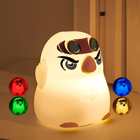 Bald Eagle Night Light for Kids, Multi-Color Changing Rechargeable Night Light for