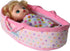 Baby Whitney 18" Pastel Polka Dot Baby Doll Bed | Bassinet and Carrier for Dolls