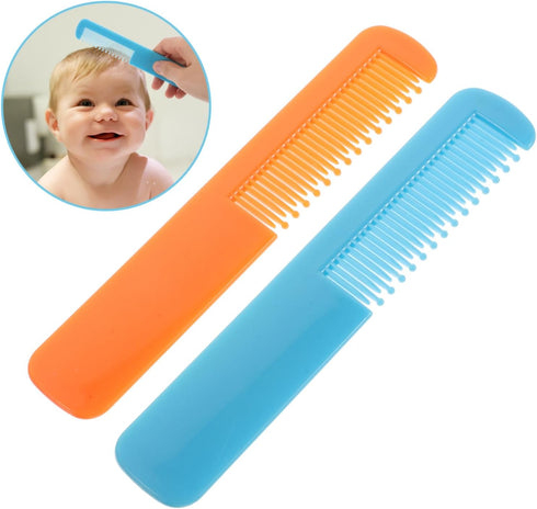 Set 2pcs Gentle Round Tooth Hair Comb for Newborns