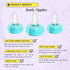 20-Pack (20 Count, Pack 1, Blue Baby Bottle Nipples Universal Fit, BPA-Free, Anti-Colic Design, Infants, and Toddlers