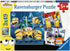 Ravensburger Funny Minions 3x49 Piece Jigsaw Puzzle Set for Kids - 05082 - Every Piece is Unique, Pieces Fit Together Perfectly