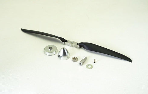 Viloga 15.59.5 inch D43H38mm, 5.0 (15.59.5, 5.0) RC Plane Folding Propeller w/Spinner Size and Motor Shaft Diameter