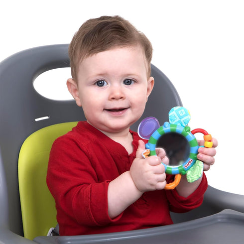 Nuby Look-at-Me Mirror Teether Toy - Colors May Vary