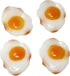 Honbay 4PCS Lifelike Artificial Fried Eggs PVC Resin Fake Food Realistic Simulation Cooked