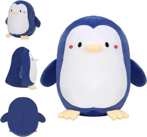 Penguin Plush Pillow, Soft Stuffed Animal Hugging Toy Gifts for Birthday, Valentine, Christmas, 9.8 Inch