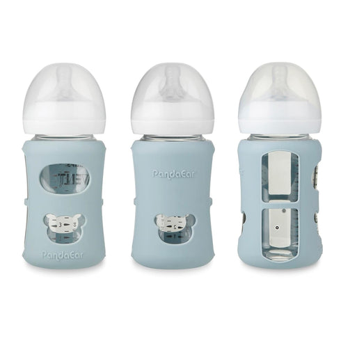 3 Pack 8 oz, 8 oz PandaEar Silicone Sleeves for Philips Avent Natural Glass Baby Bottles Shatterproof & Heat Resistant