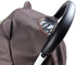 CHILDHOOD Universal Baby Stroller Armrest Handle Sleeve Cover, Artificial Leather, Black