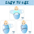 Fecawd 0-3 Baby Swaddle Sleep Sacks with Hats for Months Baby Swaddle Blanket Wrap Newborn Swaddles Sack for Baby Boy