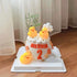 10 3 Inch Waterproof No Squeak No Hole No Bebe Noise Pcs Rubber Funny Yellow Ducky Duck Bath Pool Toy Without Hole
