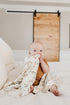 Copper Pearl Large Knit Baby Swaddle Blanket in Kona