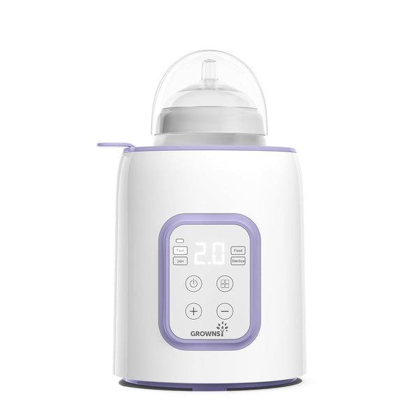 Grownsy Bottle Warmer, 8-in-1 Fast Baby Bottle Warmer for Breastmilk or Formula,