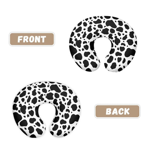 TSVAGA Cow Print Nursing Pillow Cover for Baby Girl, Soft Removable Breast Feeding Pillow Cover, Breast Feeding Pillows