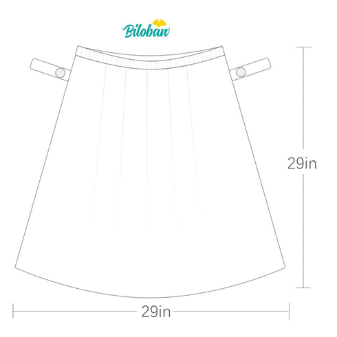 2 Pack Biloban Reusable Diaper Pail Liner Bags for Ubbi Diaper Pail, Waterproof Larger Capacity & Washable Wet Bag
