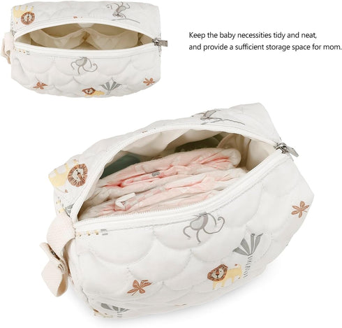 Mommy Lmbabter Baby Stroller Storage Bag Diaper Bag Infant Carriages Diaper Organizer Pouches Cotton Bag for Outdoor