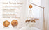 Wooden-Inspired Baby Mobile with Music and Rotating Hook for Crib