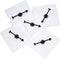 Gejoy 5 Pack Transparent Spinners for Classroom, Clear Dry Erase Math Game with Rotating Arrow