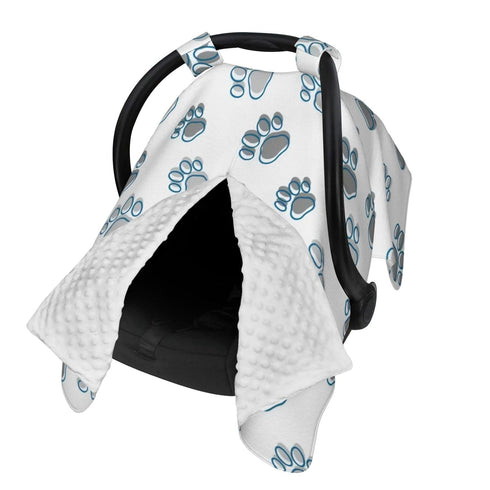 Hcpwzrf Pet Paws Baby Car Seat Cover & Nursing Cover - Breathable Stretch