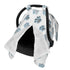 Hcpwzrf Pet Paws Baby Car Seat Cover & Nursing Cover - Breathable Stretch