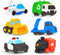 Zippytots 6 PCS Vehicle Floating Bath Toys Mold Free Infant Bath Tub