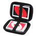 Anleo Hard Travel Case for Mattel UNO Classic Card Game (Only Case) (Black)